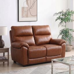 Rocco Sofa - Saddle Leather - 2 Seater - thumbnail 1