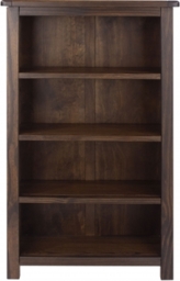 Boston Dark Wood 3 Shelf Narrow Bookcase
