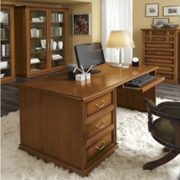 Camel Nostalgia Day Walnut Italian Writing Desk - thumbnail 1