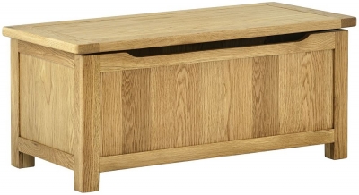 Portland Oak Blanket Box - image 1