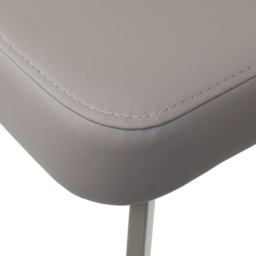 Set of 2 Flux Cappuccino Faux Leather Dining Chair - thumbnail 3