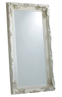 Carved Louis Cream Leaner Rectangular Mirror - 89.5cm x 175.5cm - image 1