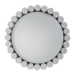 Linz Small Round Mirror - 50cm x 50cm
