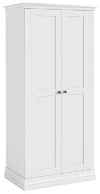 Bordeaux White 2 Door Wardrobe