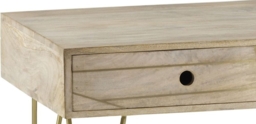 Mango Light Gold 1 Drawer Rectangular Coffee Table - thumbnail 2