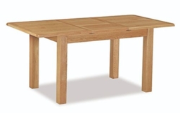 Salisbury Lite Natural Oak Dining Table, 120cm-165cm Rectangular Extending Top, Seats 4 to 6 Diners - thumbnail 2