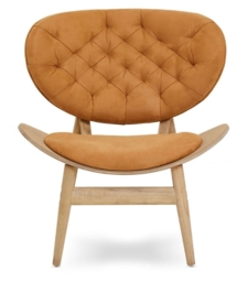 Livia Mustard Velvet Fabric Chair - thumbnail 3