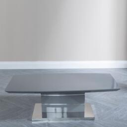 Clearance - Rimini Grey Gloss Coffee Table - thumbnail 2