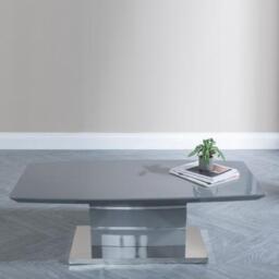 Clearance - Rimini Grey Gloss Coffee Table - thumbnail 1