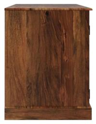 Clearance - Maharani Sheesham Computer Desk, Indian Wood, Double Pedestal, Lattice Jali Design - Filing Cabinet 1 Door with 3 Drawers - thumbnail 3
