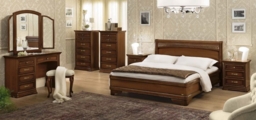 Camel Torriani Walnut Italian 6 Drawer Tall Chest - thumbnail 2