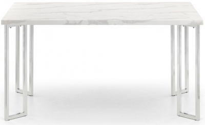 Positano White Marble Dining Table - 6 Seater - image 1