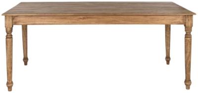 Natural Wood Dining Table - 180cm x 80cm