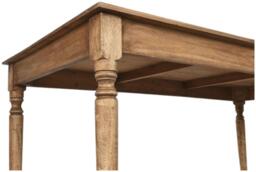 Natural Wood Dining Table - 180cm x 80cm - thumbnail 4