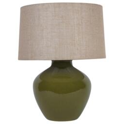 Aubrey Table Lamp - Green Ceramic - Large - thumbnail 2