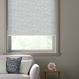 MissPrint Roller Blind - Saplings Cloud Grey - thumbnail 1