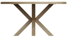Hatton Oak 150cm Large Round Dining Table - 6 Seater - thumbnail 2
