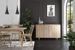 Bergen Scandinavian Oak Dining Chair (Sold in Pairs) - thumbnail 2