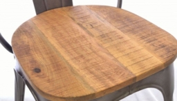 2 x Old Empire Mango Wood Dining Chair - thumbnail 3