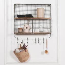 K1447 20pcs 4 Inch Slatwall Hooks Set Heavy Duty Slat Wall Shelf