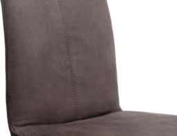 2 x Monroe Grey Fabric Dining Chair - thumbnail 2