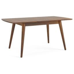 Harley Dark Wood 4-6 Seater Butterfly Extending Dining Table - 120cm-165cm - thumbnail 2