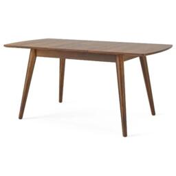 Harley Dark Wood 4-6 Seater Butterfly Extending Dining Table - 120cm-165cm - thumbnail 3