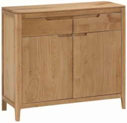 Dunmore Oak 90cm Small 2 Door Sideboard