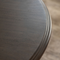 Madison Dark Coffee Wooden 90cm Round Coffee Table - thumbnail 2