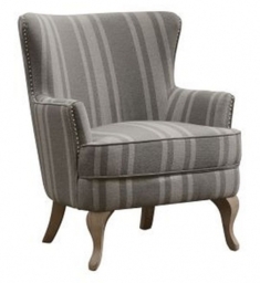 Blair Grey Fabric Accent Chair - thumbnail 1