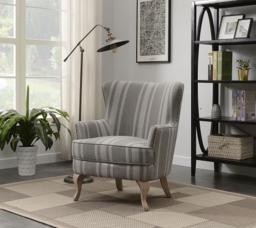 Blair Grey Fabric Accent Chair - thumbnail 2