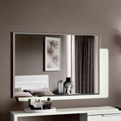 Camel Kimera Night White Italian Wall Mirror - 120cm x 90cm - image 1