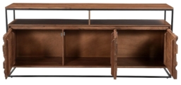 Axis Acacia Wood 175cm Large 3 Door Sideboard - Geomatric - thumbnail 2