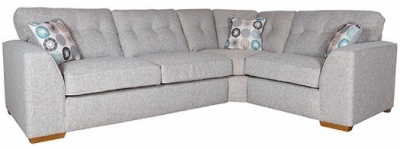 Buoyant Kennedy Fabric Corner Sofa - RH1+COR+LH2 - image 1