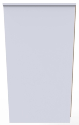 Padstow Unifrom Gloss and Matt White Double Pedestal Dressing Table - thumbnail 3