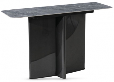Campania Grey Sintered Stone Console Table - image 1