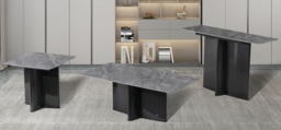 Campania Grey Sintered Stone Console Table - thumbnail 2