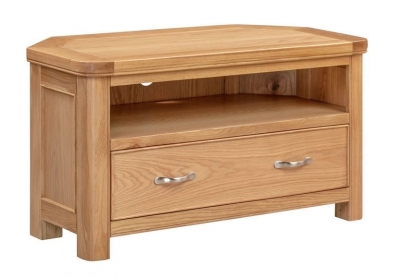 Clarion Oak Corner TV Unit - image 1