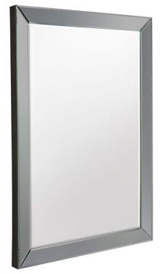 Luna Euro Grey Rectangular Mirror - 91.5cm x 61cm