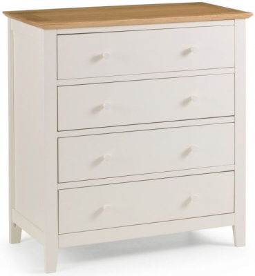 Salerno Ivory 4 Drawer Chest - image 1