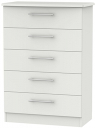 Sherwood Grey 5 Drawer Chest