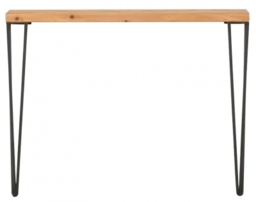 Rustic Console Table with Hairpin Legs - thumbnail 1