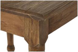 Natural Wood Dining Table - 90cm x 80cm - thumbnail 3
