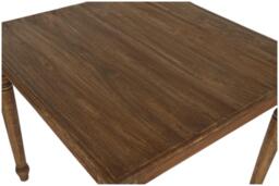 Natural Wood Dining Table - 90cm x 80cm - thumbnail 2