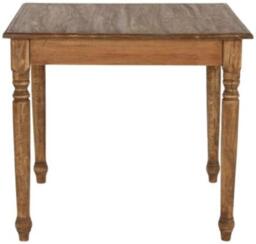 Natural Wood Dining Table - 90cm x 80cm - thumbnail 1