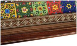 Trona Rosewood Glass Top Coffee Table - thumbnail 5