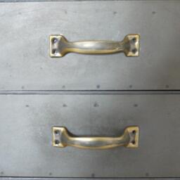 Tallboy Chest - Multi Drawer - Grey Metal - Industrial - thumbnail 3