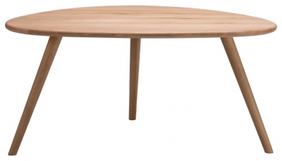 Marina Natural Oak Triangle Shape Coffee Table