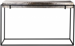 Calloway Champagne Gold Console Table