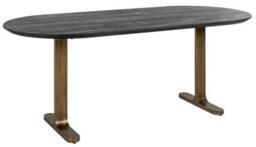 Revelin Mango Wood 8 Seater Oval Dining Table - 235cm